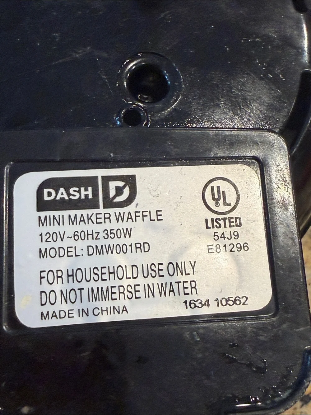 DASH Mini Waffle Maker Machine for Individuals, Paninis, 4 Inch, Red Heart